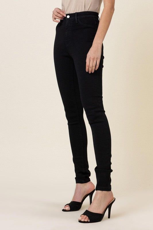 Denim Black Jeans For Women Slim Fit Stuff With Comfortable Fabric
